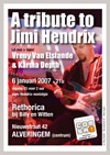 Hendrix tribute flyer